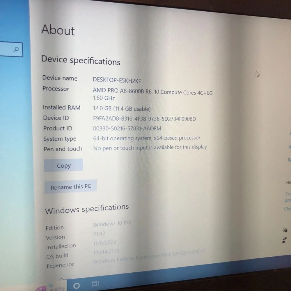HP Elite book Laptop
